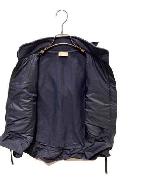 MONCLER（モンクレール）MONCLER (モンクレール) MAGLIA GILET ダウン切替フリルベスト ネイビー サイズ:Mの古着・服飾アイテム