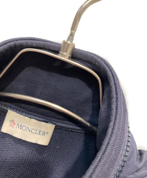MONCLER（モンクレール）MONCLER (モンクレール) MAGLIA GILET ダウン切替フリルベスト ネイビー サイズ:Mの古着・服飾アイテム