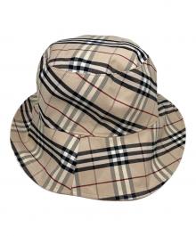 BURBERRY LONDON（バーバリーロンドン）の古着「ノヴァチェック リバーシブルハット」｜ベージュ