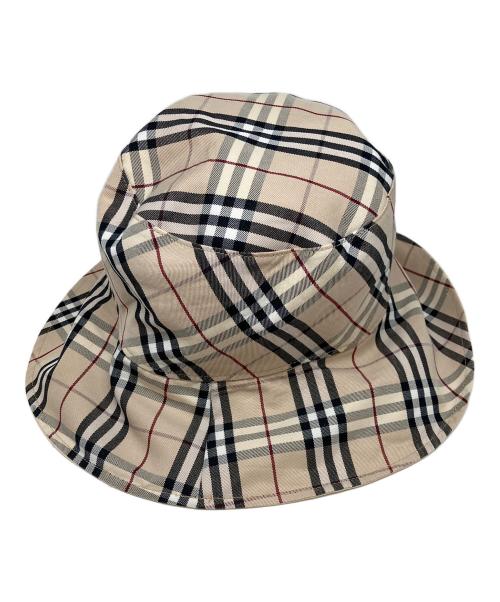 BURBERRY LONDON（バーバリーロンドン）BURBERRY LONDON (バーバリーロンドン) ノヴァチェック リバーシブルハット ベージュの古着・服飾アイテム
