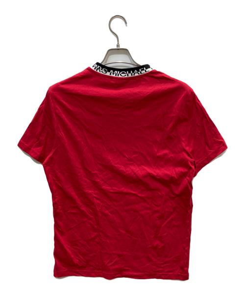 MICHAEL KORS（マイケルコース）MICHAEL KORS (マイケルコース) Tシャツ レッド サイズ:Mの古着・服飾アイテム