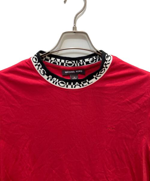 MICHAEL KORS（マイケルコース）MICHAEL KORS (マイケルコース) Tシャツ レッド サイズ:Mの古着・服飾アイテム