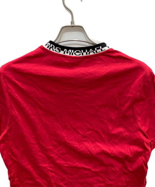 MICHAEL KORS（マイケルコース）MICHAEL KORS (マイケルコース) Tシャツ レッド サイズ:Mの古着・服飾アイテム