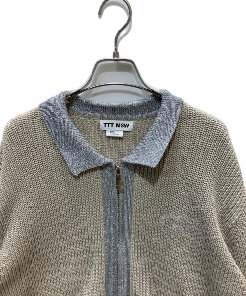 TTT MSW（ティー）TTT MSW (ティー) カーディガン ベージュ サイズ:Mの古着・服飾アイテム