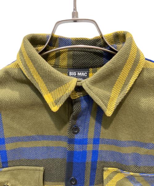 big mac（ビッグマック）BIG MAC (ビッグマック) ネルシャツ イエロー サイズ:Fの古着・服飾アイテム