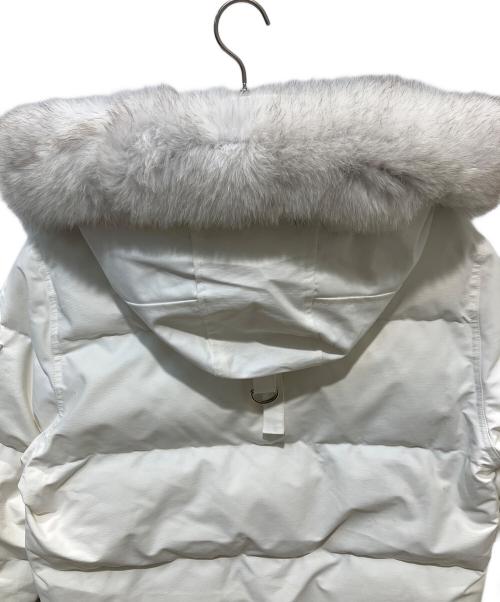 MOOSE KNUCKLES（ムース ナックルズ）MOOSE KNUCKLES (ムース ナックルズ) ダウンジャケット ホワイト サイズ:Mの古着・服飾アイテム