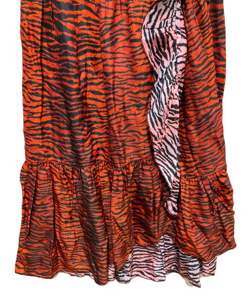 KENZO（ケンゾー）KENZO (ケンゾー) H&M (エイチアンドエム) スカート レッド×ブラック サイズ:38の古着・服飾アイテム