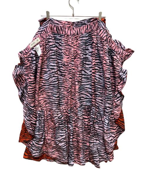 KENZO（ケンゾー）KENZO (ケンゾー) H&M (エイチアンドエム) スカート レッド×ブラック サイズ:38の古着・服飾アイテム