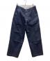 UNIVERSAL PRODUCTS.（ユニバーサルプロダクツ）の古着「NO TUCK WIDE DENIM TROUSERS」｜インディゴ
