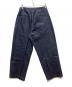 UNIVERSAL PRODUCTS. (ユニバーサルプロダクツ) NO TUCK WIDE DENIM TROUSERS インディゴ サイズ:SIZE　3：10000円