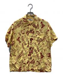 Sun Surf（サンサーフ）の古着「RAYON HAWAIIAN SHIRT “GOOD OLD DAYS”アロハシャツ」｜イエロー