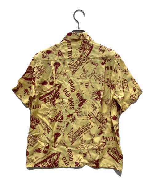 Sun Surf（サンサーフ）Sun Surf (サンサーフ) RAYON HAWAIIAN SHIRT “GOOD OLD DAYS”アロハシャツ イエロー サイズ:Sの古着・服飾アイテム