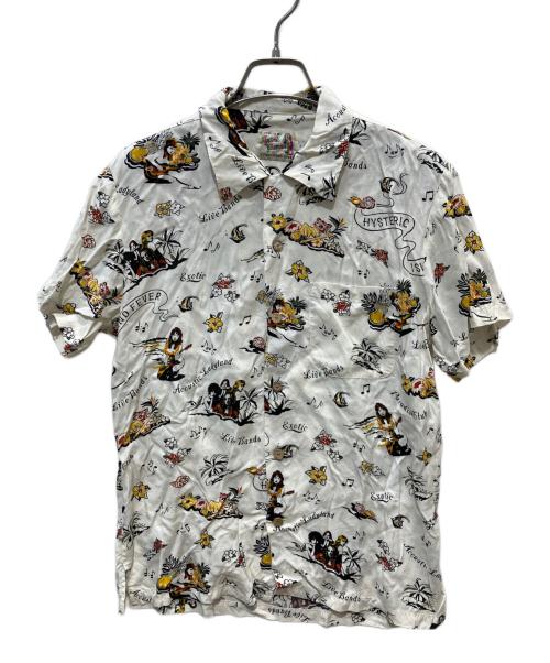 Hysteric Glamour（ヒステリックグラマー）Hysteric Glamour (ヒステリックグラマー) アロハシャツ ホワイト サイズ:Sの古着・服飾アイテム