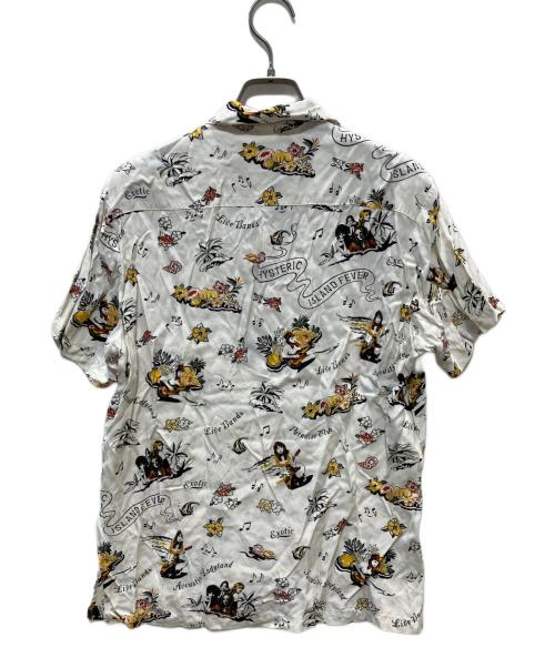Hysteric Glamour（ヒステリックグラマー）Hysteric Glamour (ヒステリックグラマー) アロハシャツ ホワイト サイズ:Sの古着・服飾アイテム