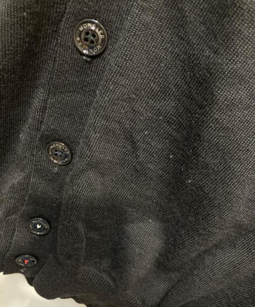 MONCLER（モンクレール）MONCLER (モンクレール) ニットカーディガン ブラック サイズ:ーの古着・服飾アイテム