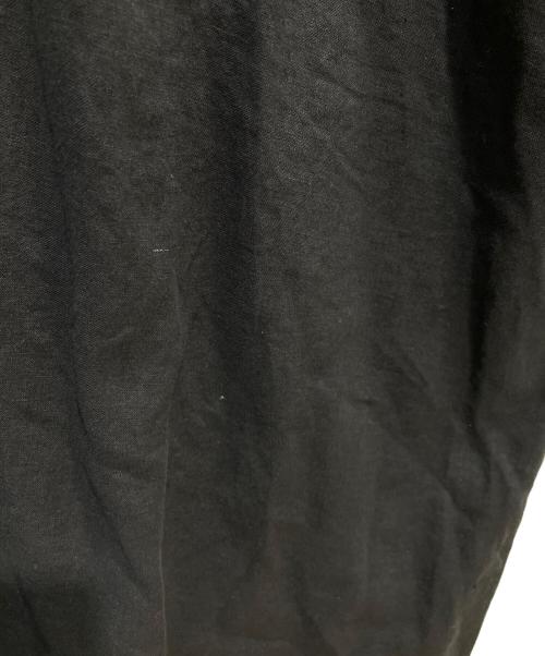 nest Robe（ネストローブ）nest Robe (ネストローブ) UpcycleLino リネンコットン レイヤードタッチ2wayワンピース ブラック サイズ:FREEの古着・服飾アイテム