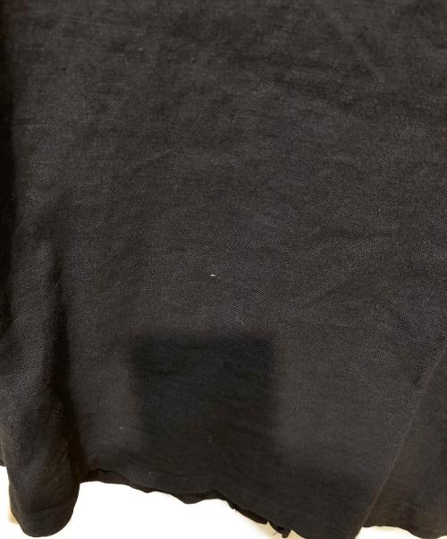 nest Robe（ネストローブ）nest Robe (ネストローブ) UpcycleLino リネンコットン レイヤードタッチ2wayワンピース ブラック サイズ:FREEの古着・服飾アイテム