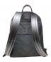 VERSACE (ヴェルサーチェ) パッチレザーリュック ブラック：40000円