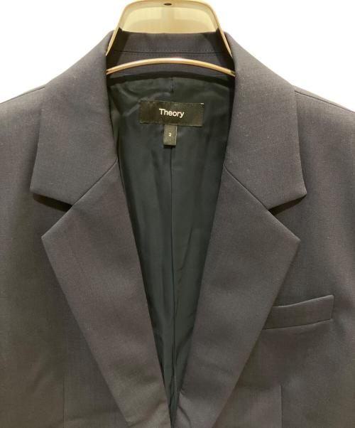 theory（セオリー）theory (セオリー) 1Bテーラードジャケット ネイビー サイズ:2の古着・服飾アイテム