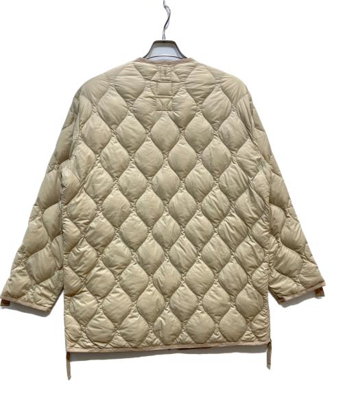 TAION（タイオン）TAION (タイオン) M65 ライナーWジップ ダウンジャケット ベージュ サイズ:Sの古着・服飾アイテム