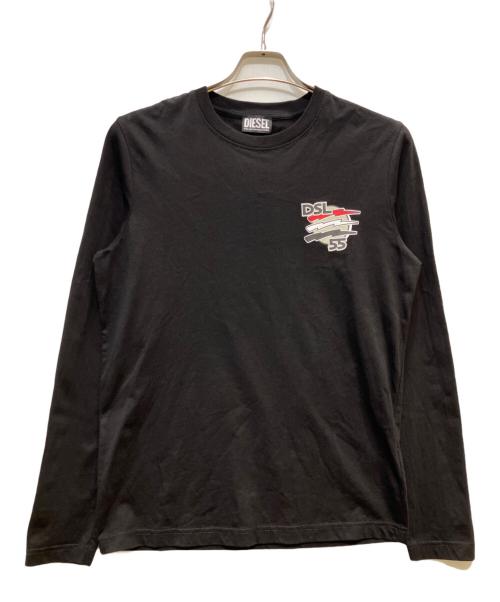 DIESEL（ディーゼル）DIESEL (ディーゼル) T-DIEGOR-LS-K3 ブラック サイズ:Sの古着・服飾アイテム