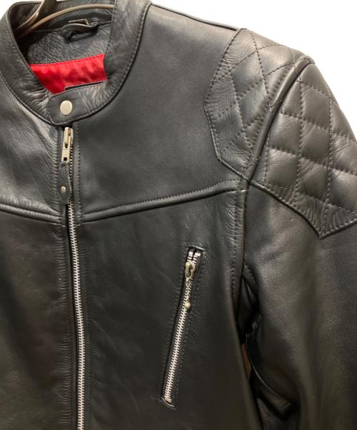 Liugoo Leathers（リューグーレザーズ）LIUGOO LEATHERS (リューグーレザーズ) レザージャケット ブラック サイズ:Lの古着・服飾アイテム