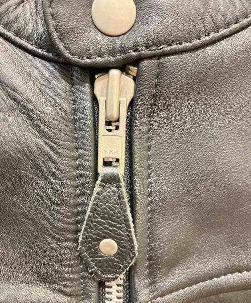 Liugoo Leathers（リューグーレザーズ）LIUGOO LEATHERS (リューグーレザーズ) レザージャケット ブラック サイズ:Lの古着・服飾アイテム