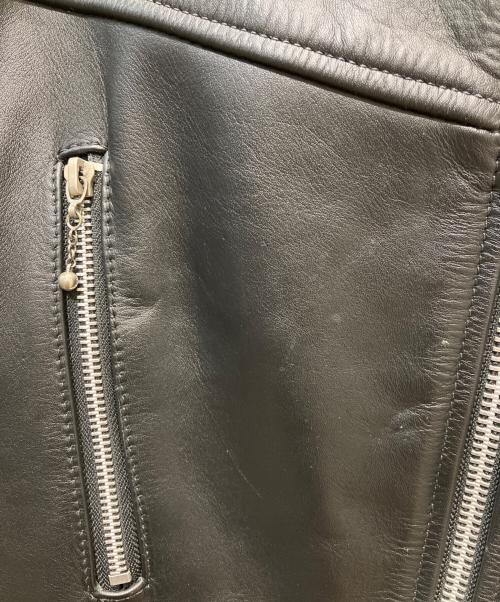 Liugoo Leathers（リューグーレザーズ）LIUGOO LEATHERS (リューグーレザーズ) レザージャケット ブラック サイズ:Lの古着・服飾アイテム