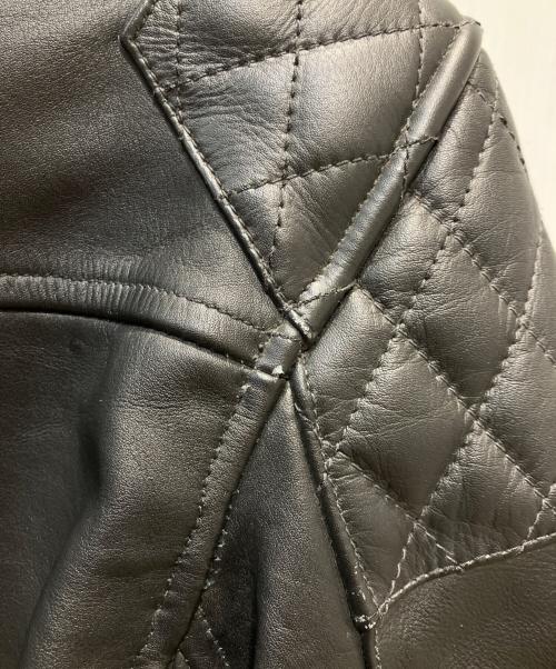 Liugoo Leathers（リューグーレザーズ）LIUGOO LEATHERS (リューグーレザーズ) レザージャケット ブラック サイズ:Lの古着・服飾アイテム