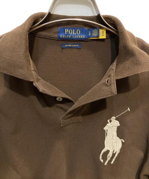 POLO RALPH LAUREN（ポロ・ラルフローレン）POLO RALPH LAUREN (ポロ・ラルフローレン) ビッグポニーポロシャツ ブラウン サイズ:SPの古着・服飾アイテム
