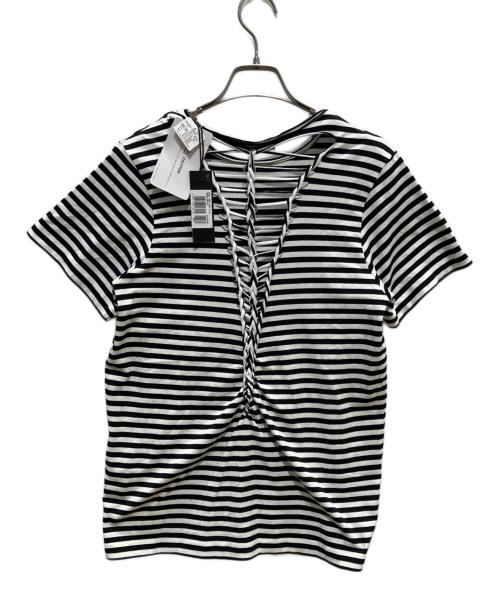DIESEL（ディーゼル）DIESEL (ディーゼル) T-BRARIA ブラック×ホワイト サイズ:XSの古着・服飾アイテム