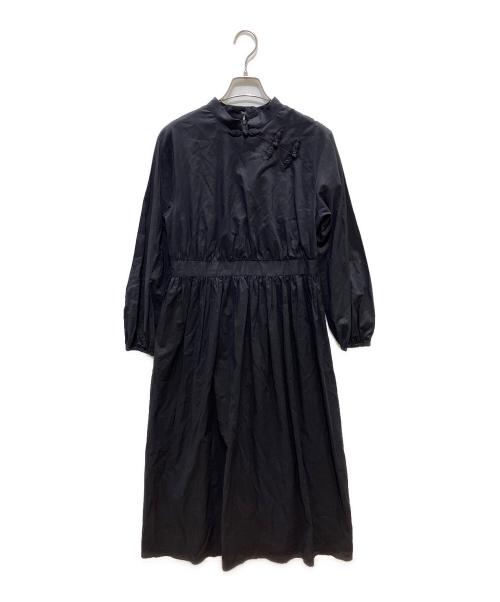 &ellecy（アンドエルシー）&ELLECY (アンドエルシー) 長袖ワンピース ブラック サイズ:Mの古着・服飾アイテム
