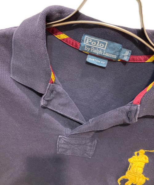 POLO RALPH LAUREN（ポロ・ラルフローレン）POLO RALPH LAUREN (ポロ・ラルフローレン) ビッグポニーポロシャツ ネイビー サイズ:Ⅼの古着・服飾アイテム