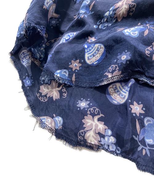 tricot COMME des GARCONS（トリココムデギャルソン）tricot COMME des GARCONS (トリココムデギャルソン) グレーププリントシャツ ネイビー サイズ:Sの古着・服飾アイテム