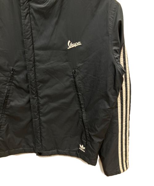adidas（アディダス）adidas (アディダス) vespa (ベスパ) コラボジャケット ブラック サイズ:Ⅼの古着・服飾アイテム