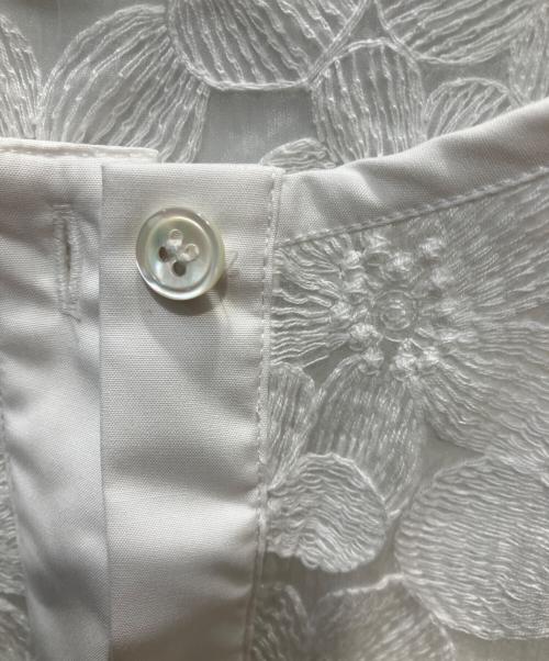 theory luxe（セオリーリュクス）theory luxe (セオリーリュクス) シアーブラウス ホワイト サイズ:SIZE 38の古着・服飾アイテム