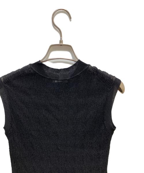 theory luxe（セオリーリュクス）theory luxe (セオリーリュクス) シアーニット ブラック サイズ:38の古着・服飾アイテム