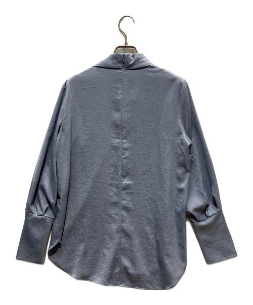 SOUL（セオリー）SOUL (セオリー) ボウタイブラウス スカイブルー サイズ:SIZE　38の古着・服飾アイテム