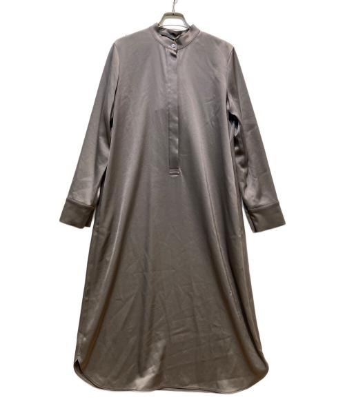theory luxe（セオリーリュクス）theory luxe (セオリーリュクス) シャツワンピース ブラウン サイズ:SISE　40の古着・服飾アイテム