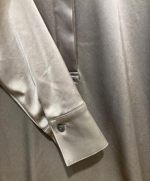 theory luxe（セオリーリュクス）theory luxe (セオリーリュクス) シャツワンピース ブラウン サイズ:SISE　40の古着・服飾アイテム