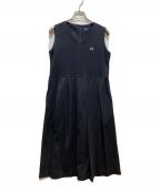 FRED PERRYフレッドペリー）の古着「ノースリーブジャージーワンピース」｜ネイビー