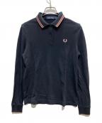 FRED PERRYフレッドペリー）の古着「The Fred Perry Shirt L/Sポロシャツ」｜ブラック