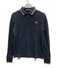FRED PERRY（フレッドペリー）の古着「The Fred Perry Shirt L/Sポロシャツ」｜ブラック