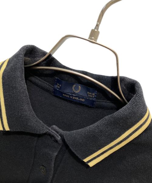 FRED PERRY（フレッドペリー）FRED PERRY (フレッドペリー) イングランド製 ポロシャツ ブラック サイズ:UK10の古着・服飾アイテム