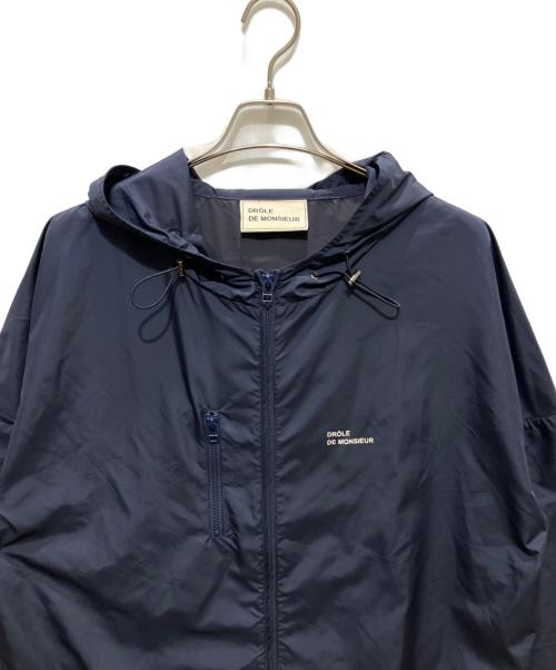 DROLE DE MONSIEUR（ドロール ド ムッシュ）DROLE DE MONSIEUR (ドロール ド ムッシュ) ナイロンコート ネイビー サイズ:Mの古着・服飾アイテム