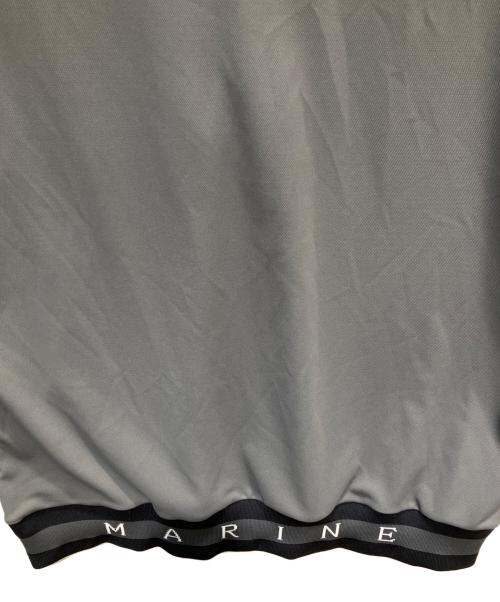 muta MARINE（ムータマリン）muta MARINE (ムータマリン) ヘムリブ ポロシャツ (8MUTA) グレー サイズ:7の古着・服飾アイテム