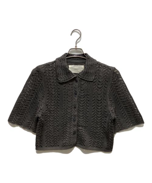 TODAYFUL（トゥデイフル）TODAYFUL (トゥデイフル) Lace Knit Shirts グレー サイズ:Fの古着・服飾アイテム