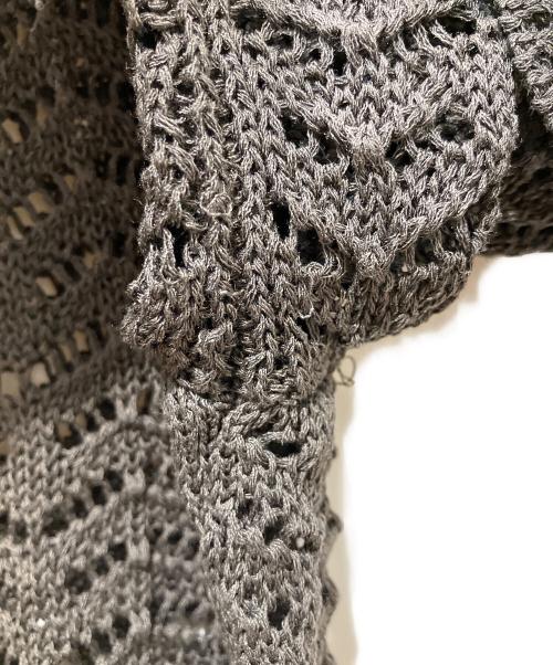 TODAYFUL（トゥデイフル）TODAYFUL (トゥデイフル) Lace Knit Shirts グレー サイズ:Fの古着・服飾アイテム