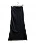 louren (ローレン) thin satin narrow skirt ブラック サイズ:M：5000円