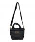 中古・古着 MARC JACOBS (マークジェイコブス) 2WAYショルダーバッグ ブラック：6000円